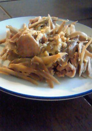 豚肉とごぼうの卵とじ-レシピのメイン写真