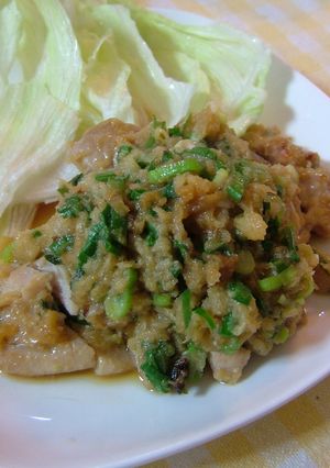 鶏肉のねぎおろし漬け込み焼き-レシピのメイン写真