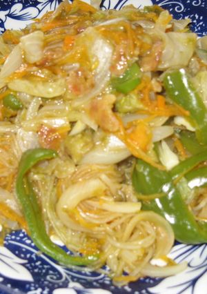 レンジで簡単春雨煮-レシピのメイン写真