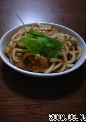 カレーミートソース風うどん-レシピのメイン写真