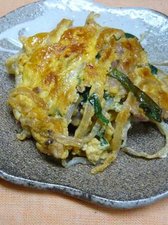 もやし・にら・豚こまでお焼き風~☆-レシピのメイン写真