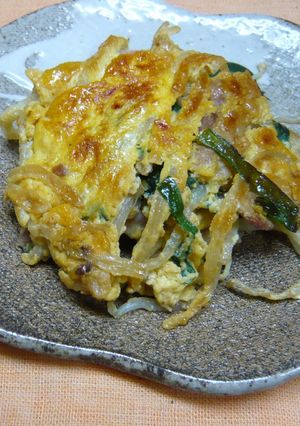 もやし・にら・豚こまでお焼き風~☆-レシピのメイン写真