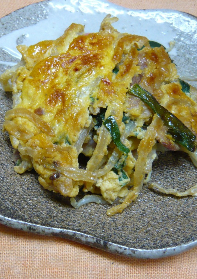 もやし・にら・豚こまでお焼き風～☆-レシピのメイン写真