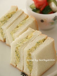 和風ポテトサラダ☆サンドイッチ♪-レシピのメイン写真