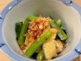 小松菜と油揚げの煮浸し⭐︎レンジで⭐︎4分