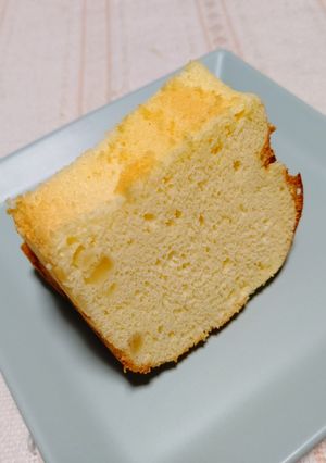 梨ジャムのシフォンケーキ-レシピのメイン写真