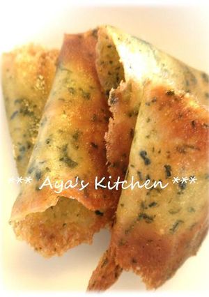 **お茶っぱでチュイールクッキー**-レシピのメイン写真
