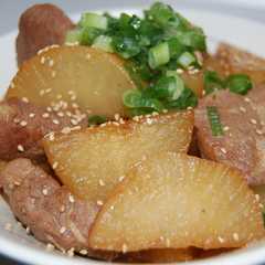 旦那の好物♡豚と大根の甘辛炒め煮-レシピのメイン写真