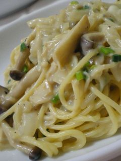 きのこたっぷり味噌クリームパスタ-レシピのメイン写真