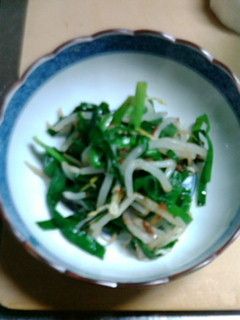 簡単☆もう一品☆にらともやしのおひたし-レシピのメイン写真