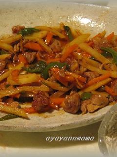 豚肉のチンジャオロース風炒め-レシピのメイン写真