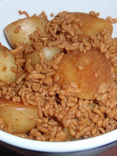 ずぼらレシピ☆新じゃがの甘辛そぼろ煮-レシピのメイン写真
