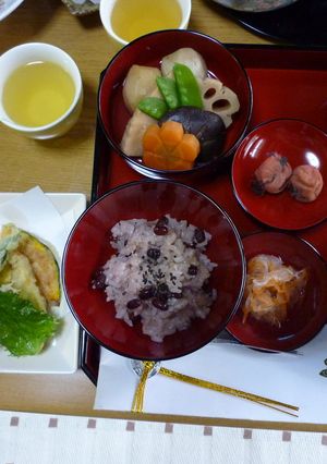 ☆お食い初めﾒﾆｭｰ☆お赤飯!!-レシピのメイン写真