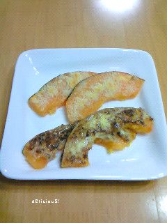 かぼちゃのチーズ&マスタードマヨ焼き-レシピのメイン写真
