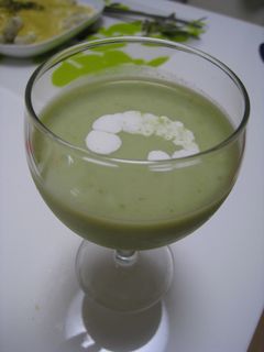 グリンピースで☆冷たいスープ-レシピのメイン写真