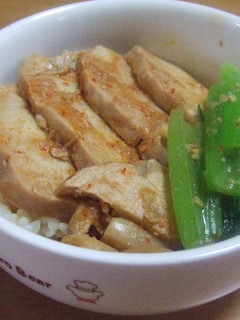 ピリ辛鶏丼-レシピのメイン写真