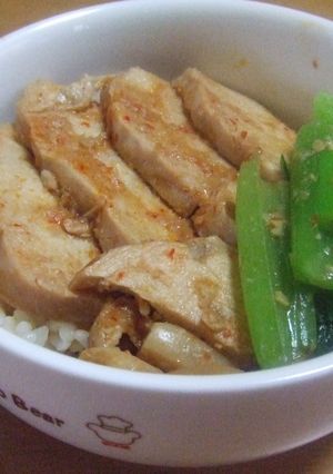 ピリ辛鶏丼-レシピのメイン写真