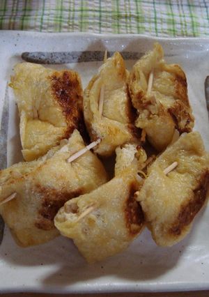 もやしチーズ in 油揚げ-レシピのメイン写真