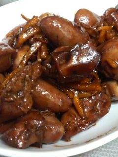鶏レバー(とハート)の生姜煮-レシピのメイン写真