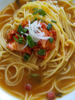 ワンパンでパスタと厚揚げ-レシピのメイン写真