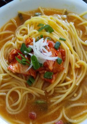 ワンパンでパスタと厚揚げ-レシピのメイン写真