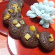 チョコとオレンジのヘーゼルナッツマカロン