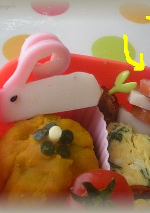 お弁当おかず☆ウインナーかまぼこ串-レシピのメイン写真