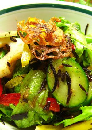 れんこんとひじきとお豆のヘルシーサラダ-レシピのメイン写真