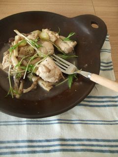 鶏ときのこの白ワイン蒸し-レシピのメイン写真
