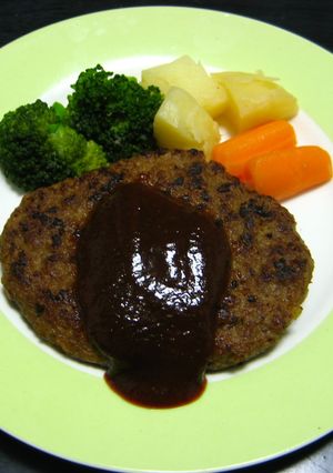 ハンバーグ-レシピのメイン写真
