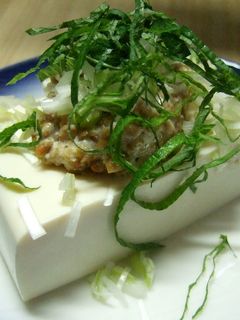 なっとう冷ややっこ-レシピのメイン写真