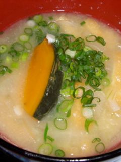 かぼちゃのおみそしる-レシピのメイン写真