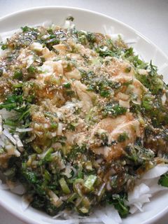 蒸し鶏のたたき風香味だれ-レシピのメイン写真