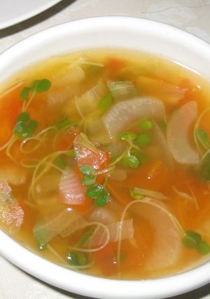 なんちゃってミネストローネ風スープ-レシピのメイン写真