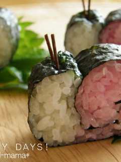 かたつむり海苔巻き(飾りまき★キャラ弁)-レシピのメイン写真