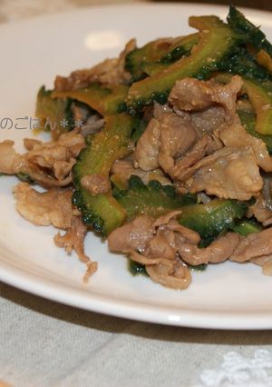 ＊＊ゴーヤと豚肉の味噌醤油炒め＊＊-レシピのメイン写真