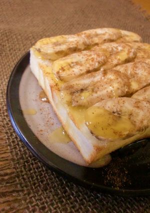 ハニーバナナトースト-レシピのメイン写真
