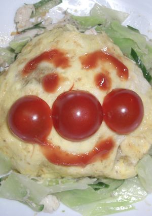 アンパンマンキャラオムライス-レシピのメイン写真