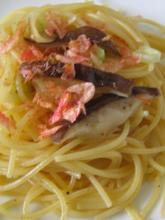 桜エビとしいたけのパスタ-レシピのメイン写真