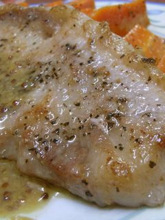 豚ロース肉のソテー マスタードソース-レシピのメイン写真