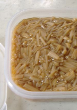 エノキの佃煮（自家製なめたけ）-レシピのメイン写真