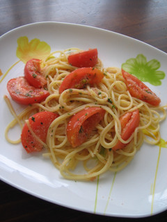トマトと焼きたらこのパスタ-レシピのメイン写真