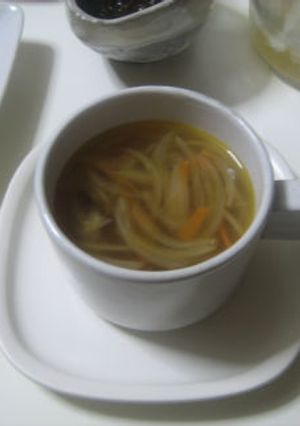 ゴマ風味野菜スープ-レシピのメイン写真