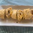 電子レンジで具入りの卵焼き
