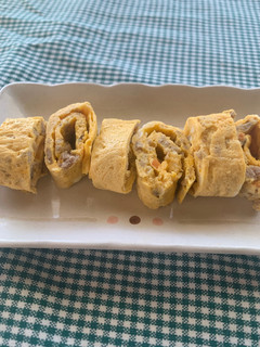電子レンジで具入りの卵焼き-レシピのメイン写真