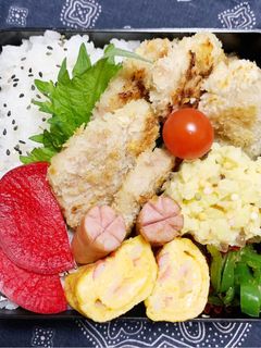 1/21ヨッチャン☆ミニヒレカツお弁当-レシピのメイン写真
