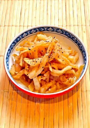 😊材料1つで簡単♪大根のガーリックきんぴら😊-レシピのメイン写真