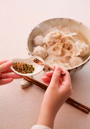 れんこんみぞれ麺（白石温麺・うーめん）-レシピのメイン写真