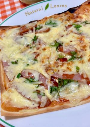 春巻きの皮でサクッとピザ♪-レシピのメイン写真