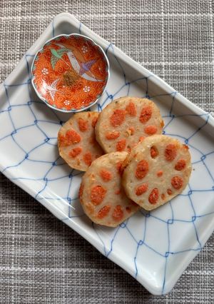 明太子入りレンコンの揚げ物-レシピのメイン写真